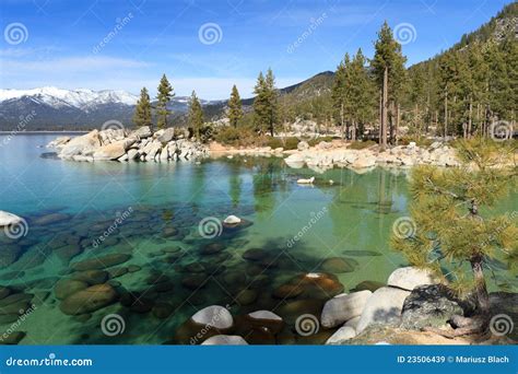 Lake Tahoe Stock Image Image Of Nevada Sand California 23506439