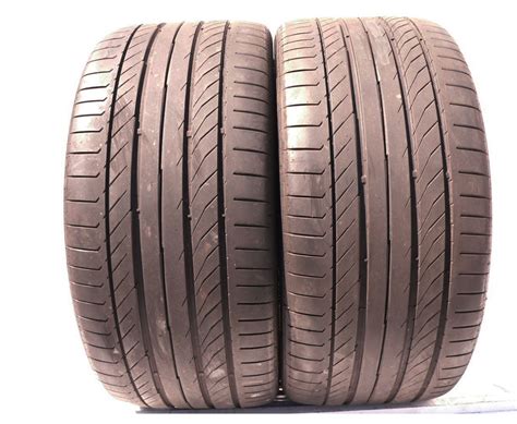 1 Used Tire 255 35 18 Dunlop Conquest A S 94Y 80 Life