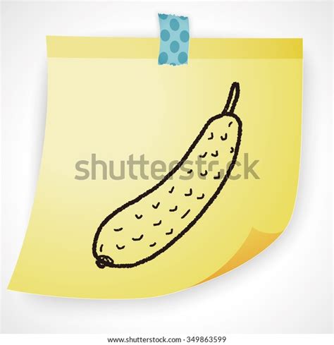 Gherkin Doodle Stock Vector Royalty Free 349863599 Shutterstock