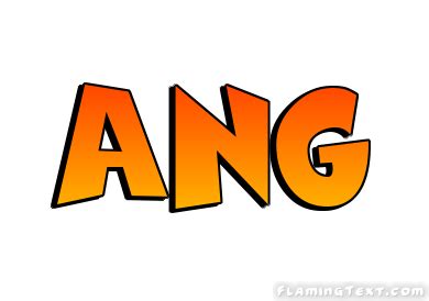 Ang Logo | Herramienta de diseño de nombres gratis de Flaming Text