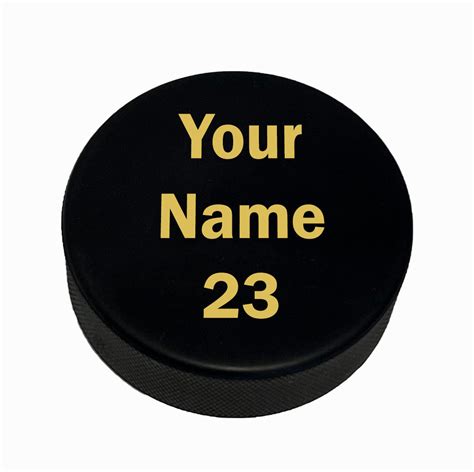 Customized Personalized Hockey Puck – Sports Customs