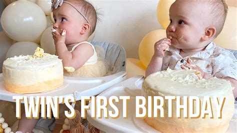 Twin S First Birthday Heather Fern Youtube