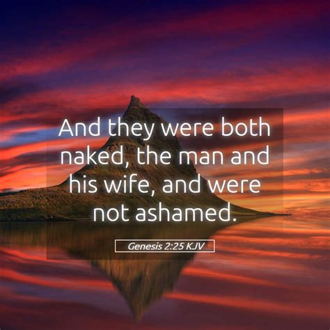 Genesis Kjv And They Were Both Naked The Man And His Wife