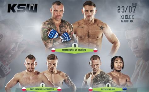 Ksw Romanowski Vs Grzebyk Karta Walk Gdzie I Jak Ogl Da