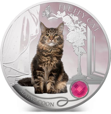 Серебряные монеты. Серия "Братья наши меньшие". #кошки #cat # ...