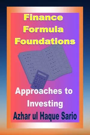 PDF Finance Formula Foundations By Azhar Ul Haque Sario 9783384338129