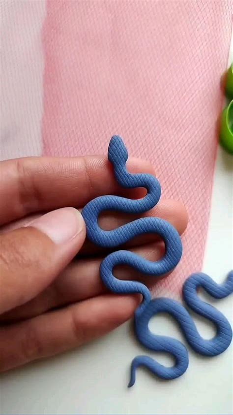 Easy Snake Skin Texture For Polymer Clay Crafts