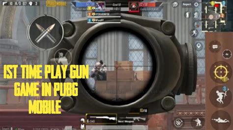 1st Time Play Gun Game In Pubg Mobile Youtube