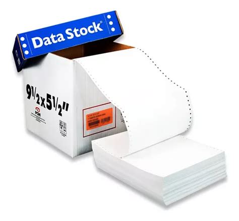 Papel Stock Forma Continua 9 1 2 X 5 1 2 2 Tantos 3000 H Envío gratis