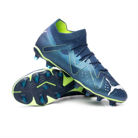 Football Boots Puma Future Pro Fgag Persian Blue White Pro Green