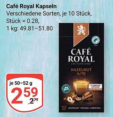 Caf Royal Kapseln Angebot Bei Globus Prospekte De