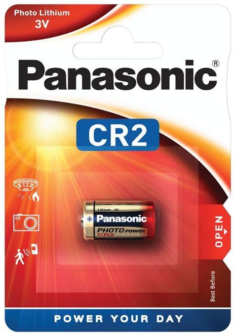 Panasonic CR2 3V Photo Power Lithium Batterie 1er Blister 2347