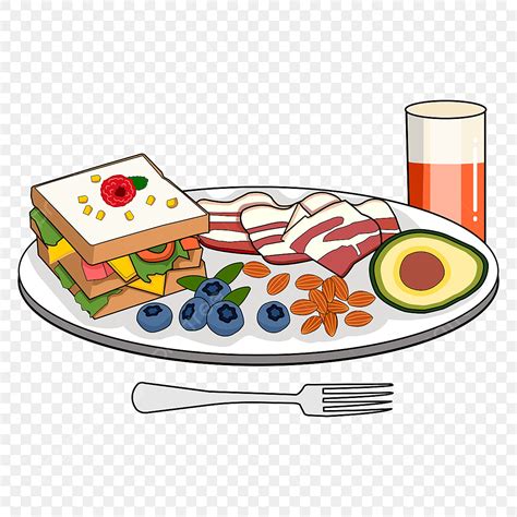 Breakfast Clipart Vector, Breakfast Clipart Breakfast Clipart ...