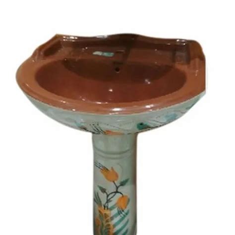 Ceramic Pedestal Wash Basins, for Bathroom at best price in Noida | ID ...