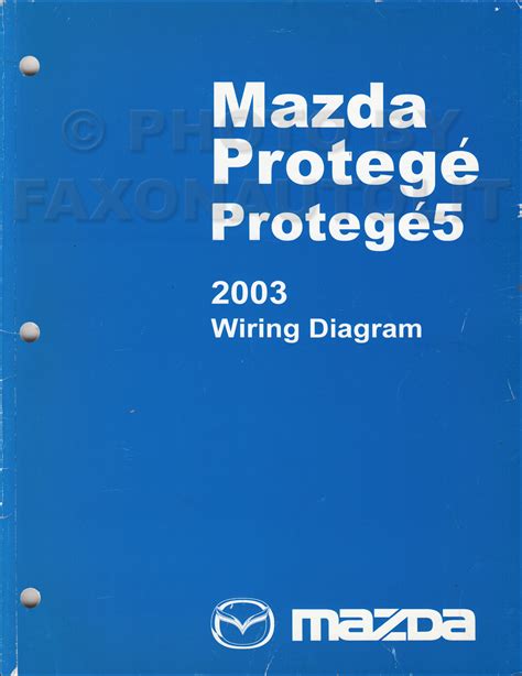 Mazda Protege And Protege Wiring Diagram Manual Original