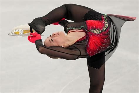 Winter Olympics Russian Figure Skater 15 First Woman To Land Quad Jump At Games The Straits