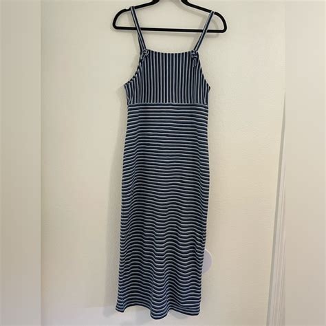 Byer California Dresses S Trs Paquette Byer Ca Blue Striped