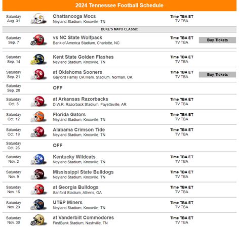 Utk Football Schedule 2024 Myrah Tiphany