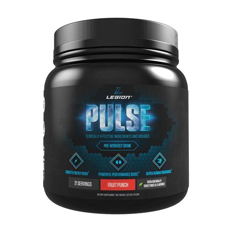 Natural & Best Pre Workout Supplements - Legion Pulse