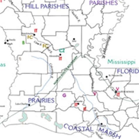 Maps of Louisiana's Living Traditions