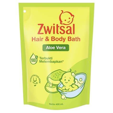 Jual Zwitsal Baby Bath Hair And Body Natural Aloe Vera 400 ML Shopee