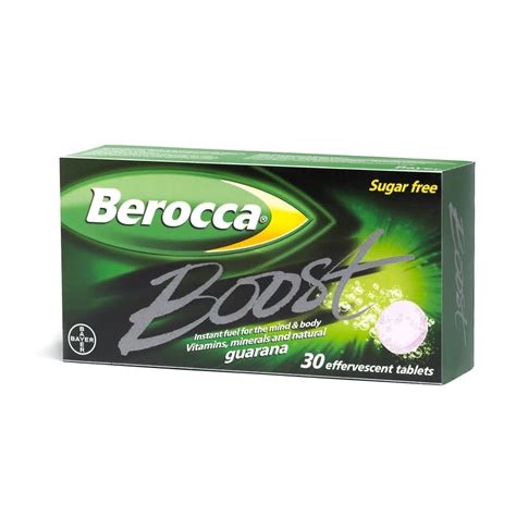 Berocca Boost Effervescent Tabs 30 Pack Pharmacy And Health From Chemist Connect Uk