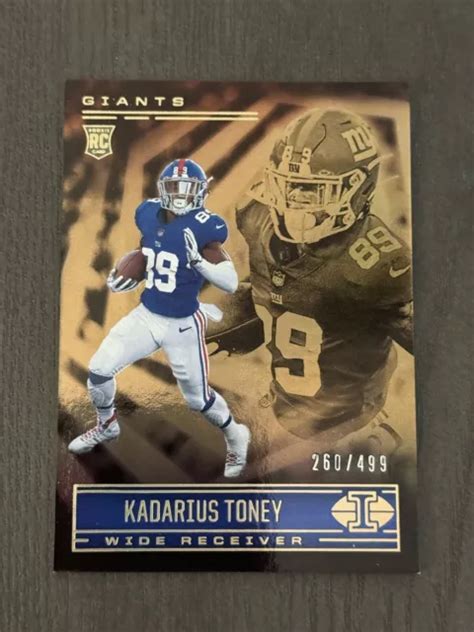 Panini Illusions Trophy Collection Bronze Kadarius Toney