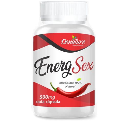 Estimulante Sexual Natural Energ Sex 100 Cápsulas Denature Natulha