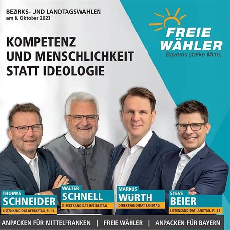 Unsere Kandidaten für Landtag und Bezirkstagswahl Greding