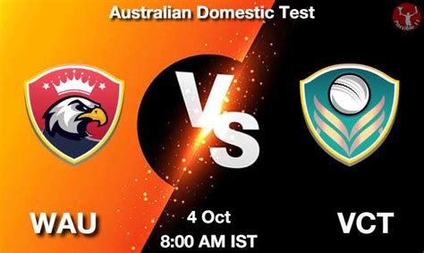 WAU Vs VCT Dream11 Team Prediction Fantasy Cricket Tips 04 Oct 2023