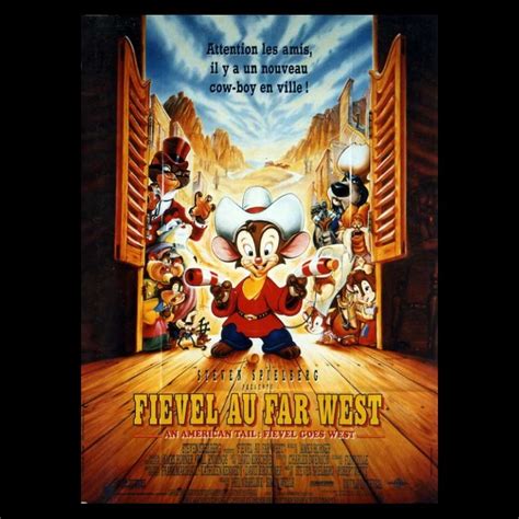 Affiche Du Film Fievel Au Far West An American Tail Fievel Goes West