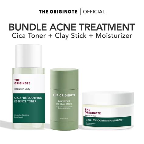 Jual The Originote Bundle Acne Treatment Soothing Toner Soothing