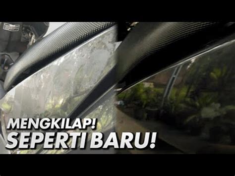 Gampang Cara Menghilangkan Bekas Lem Stiker Body Motor Dengan Natrium