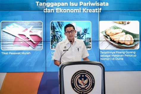 Sandiaga Uno Upayakan Harga Tiket Pesawat Murah Ada Di Seluruh Provinsi