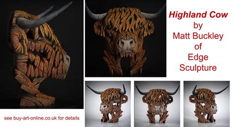 Highland Cow The Latest Iconic Sculpture By Matt Buckley Of Edge