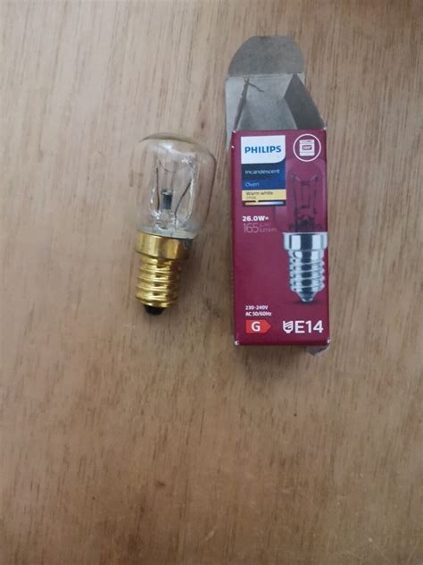 W Philips Oven Warm Light Lamps Cooker Light Bulbs V Ses E