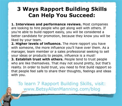 Rapport Building Techniques