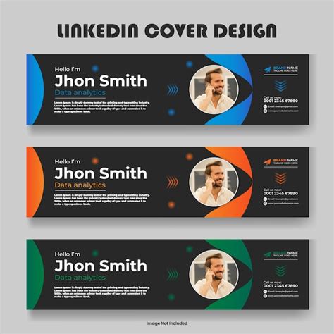 Premium Vector Corporate Linkedin Cover And Banner Design Template Set