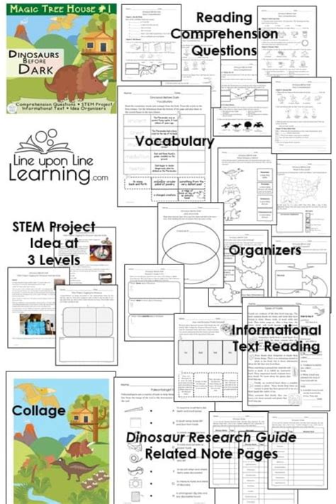 Magic Tree House Reading Comprehension Worksheets Printable | Reading ...