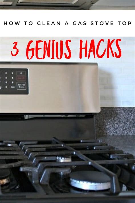 How To Clean A Gas Stove Top 3 Genius Hacks 4 Hats And Frugal