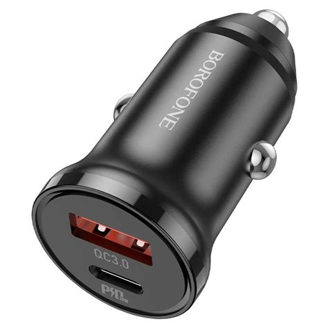 Автомобильное Зарядное Устройство Borofone BZ18A PD20W+QC3.0 Адаптер ...