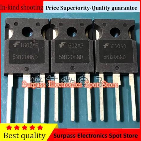 10PCS 100PCS 5N120BND HGTG5N120BND IGBT TO247 1200V 21A Price