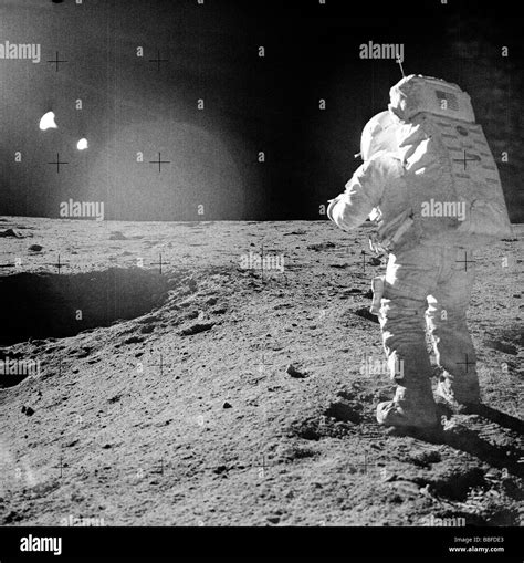 Nasa Astronaut Exploring Moon Surface Photographed By Apollo 14 Crew