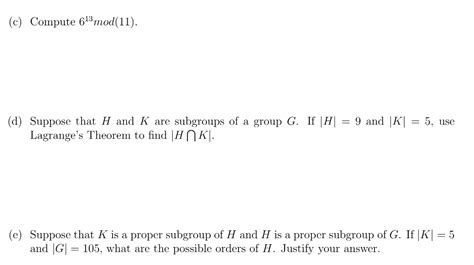 Solved A A Let G Be A Finite Cyclic Group And H Be A Chegg