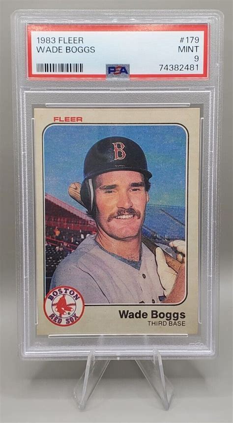 Fleer Wade Boggs Psa Mint Boston Red Sox Hof Ebay