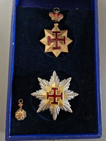 Vatican - Medal, Order Of The Holy Sepulchre, Grand Cross Set In...