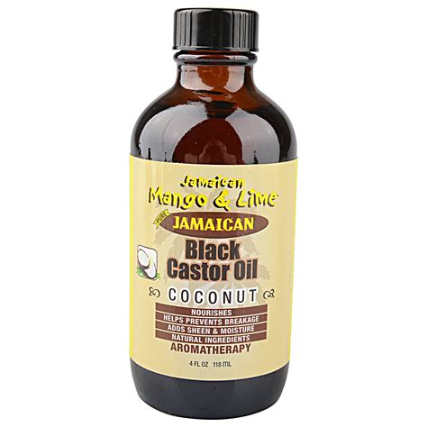 Jamaican Mango And Lime Black Castor Oil With Coconutl 4 Fl Oz