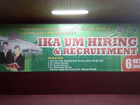 IKA UM HIRING RECRUITMENT IKA UM