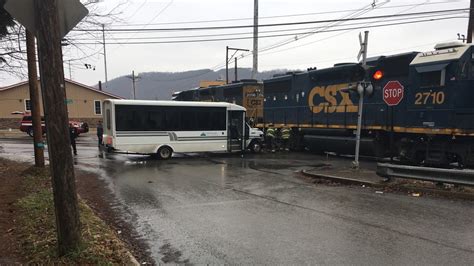 Johnstown Road Closed After Hospital Bus Crashes Into Train