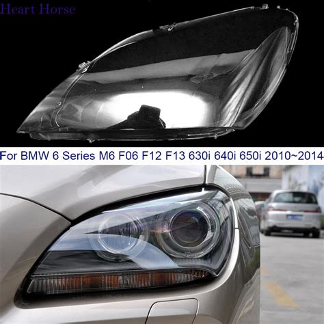 Headlight For Bmw 6 Series F06 F12 M6 630i 640i 650i 2010 2014 Lampshade Cover Lens Shell Led